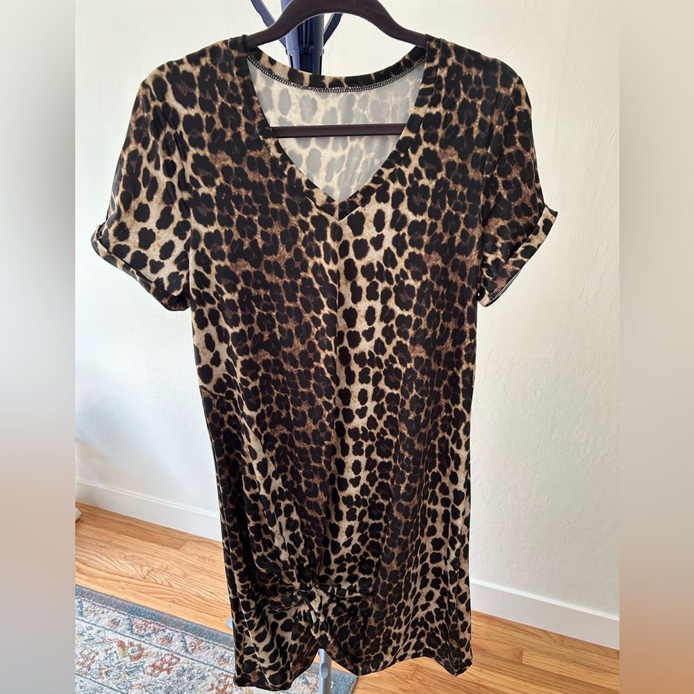 Cheetah Print Dress